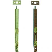 Catenacci a leva frontale da incasso - mm.150x16 ottonato verniciato (d.00320.15.03)