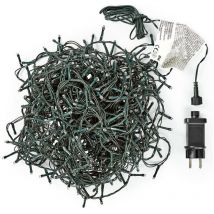 Ghirlanda fissa 180 led luce calda 1650cm (outdoor ip44)