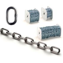 Rigamonti Catena Genovese N. 27 8mm 22mt Per Applicazioni Resistenti E Sicure
