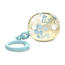 Catenella Portasucchietto Edizione Gold Clip Gioiello Azzurro