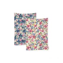 Cath Kidston - Painted Pansies Set of 2 Tea Towels