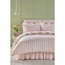 Cath Kidston - Rose Flutter Pink Duvet Cover Set Floral Themed SingleBedding - aw