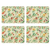 Cath Kidston - Summer Birds Set of 4 Cork Backed Placemats