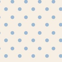 Vliestapete Button Spot Blau 10mx52cm - Cath Kidston