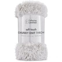 Catherine Lansfield Cuddly Throw Silver, 150x200cm