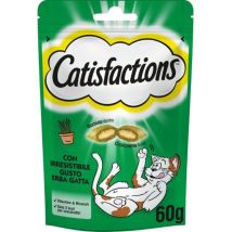 Catisfaction – Snack per Gatti 60g – Alimento Complementare Croccante e Morbido – Vitamine e Minerali