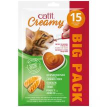 Snacks cremosos para gatos Catit Creamy – 15 Tubos