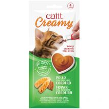 Snacks cremosos para gatos Catit Creamy – 4 Tubos
