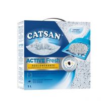 Active Fresh - Litière Minérale Agglomérante pour Chat 5 l - Catsan
