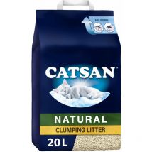 Catsan - Natural Biodegradable Clumping Cat Litter 20l - 20ltr - 610466