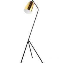 Dreibein Stehlampe - Design Wohnzimmerlampe - Cavalleta Gold