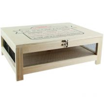 Totally Addict - Cave à fromages avec plateau de service en bois