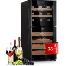 Klarstein - Cave à cigares & cave à vin el dorado 89 - tactile 89 l led - noir