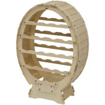 Led Leds - Botticules Cantinetta À Botticella En Bois Massif En Bois Botte Prosecco Alberiamo 18 Posti - 51x23xh74 Cm