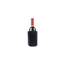 Cave à vin avec velcro Noir