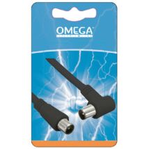 Cavetto coax collegamento antenna/tv MT1, 5 nero