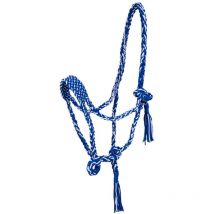 Cavezza in nylon intrecciato e chiusura laterale con nodo regolabile: Taglia unica, america