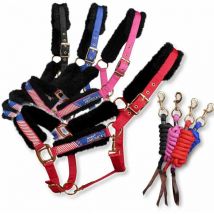 cob, Rouge: Cavezza più Lunghina Tecno America's avec cheveux anti-flocons sur le museau