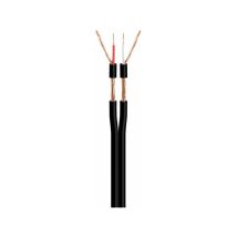 Cavo audio parallelo schermato 2x0,15 mm Cca nero (100 m) Wir9030