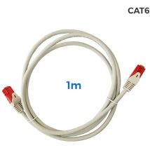 Cavo utp cat.6 patch cord rj45 rame lszh grigio 1m