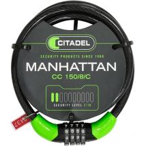 Cavo spiralato citadel nero 150cm combinazione cc 150/8/c cidatel