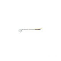 Cavo con Spina Schuko 3m 3x1.5mm 4.8mm 16A 250V t/tl Bianco Solera 7000/3