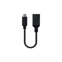 Nano Cable - nanocable 10.01.4201 - Cavo usb-c otg (On-The-GO) 3.1 3A, Velocità di trasferimento fino a 5Gbps, fino a 3 Ampere di carica, Gen1,