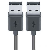 Trade Shop - usb 2.0 dual-datenkabel, stecker - stecker, verlängerung 1,5 mt, 480 mbps USB2.0-M1.5M -