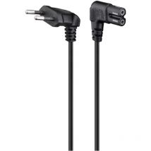 Cavo Alimentazione Euro Power Plug 2 Poli m 90Gr.-C7F 90Gr. (Ec1917) 1.8Mt