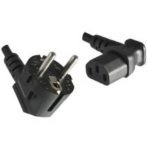 Cavo iec Hawa 1008240 Nero 5.00 m