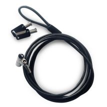 Cavo di Sicurezza – 2m – Acciaio – Lucchetto con chiave – Urban Factory