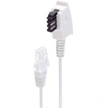Cavo dsl Shiverpeaks 1x Spina tae-f - 1x Spina RJ45 8p2c] 6 m Bianco