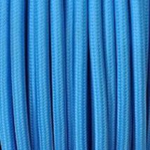 20307 Cavo Elettrico Rotondo H03VV-F 2x0.75, Turchese, 3 m - Merlotti