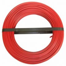 Cavo elettrico 1,5 mm² h07vu, in bobine da 100M rosso Centrale Brico