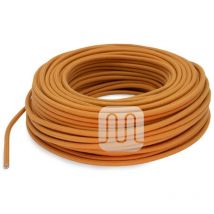 Cavo elettrico tessile tondo - caramello TO432 3MT Merlotti