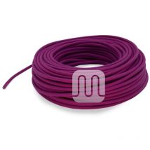 Cavo elettrico tessile tondo - ciclamino TO442 3MT Merlotti