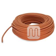 Cavo elettrico tessile tondo - salmone TO440 3MT Merlotti