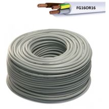 Cavo filo elettrico FG16OR16 600-1000V bipolare con neutro 3x4 mm isolato pvc - 10 metri