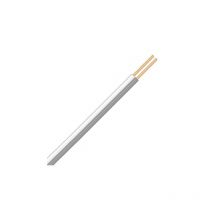 Cavo filo Multipolare Doppino Piattina Sezione 2x0,50 mmq Bianco Grigio