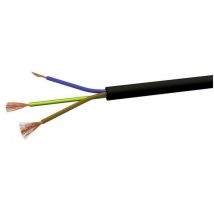 20053500 Cavo flessibile H05VV-F 3 x 1 mm² Nero 100 m - Voka Kabelwerk