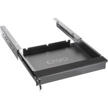 Laptop Schreibtischschublade schwarz abschließbar Tischschublade für den Unterbau 480 x 446 x 80 mm - Cavo