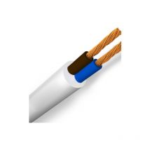 Cavo multipolare go-at topline 2x1mm2 da 20m bianco - h05vv-f/2x1bi/b20