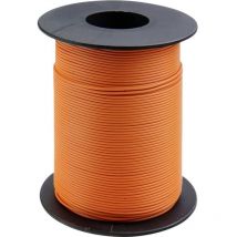Donau Elektronik 119-17 Cavo per cablaggi 1 x 0.14 mm² Arancione 100 m