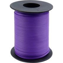 Donau Elektronik 119-16 Cavo per cablaggi 1 x 0.14 mm² Violetto 100 m