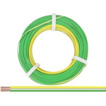 Donau Elektronik 318-354-50 Cavo per cablaggi 3 x 0.14 mm² Giallo, Bianco, Verde 50 m