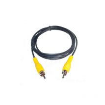 Yatek - Cavo rca macho - macho - macho ideale per telecamere per la visione posteriore, lunghezza 3 metri, nero