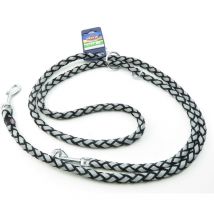 Laisse Cavo Reflect ø12mm x 2 mètres s-m. réglable Noir. pour chien Trixie