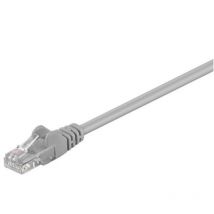 Goobay - Intellinet Cavo di rete Patch cca Cat. 5e Grigio utp 1m Bulk