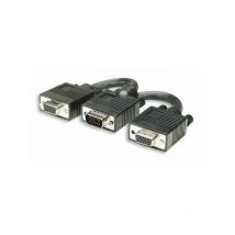 Cavo sgva splitter sdoppiatore crea 2 prese svga su 2 monitor tv vga - Digitus
