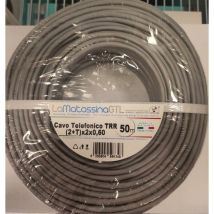 Cavo telefonico trr Go-at Topline 2+t)x2x0,60 50 metri - mtph2+tx2x0,6050